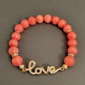 Love Citrine Stone Bracelet